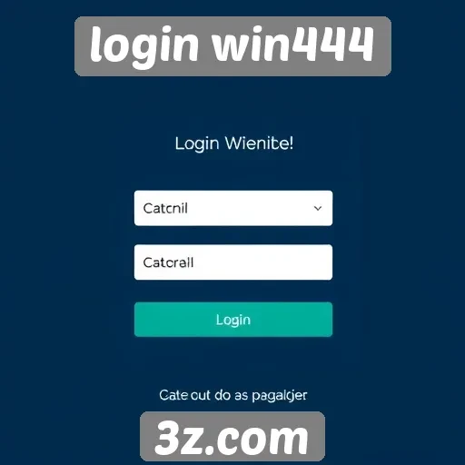 Acesso e Login no Site Win444