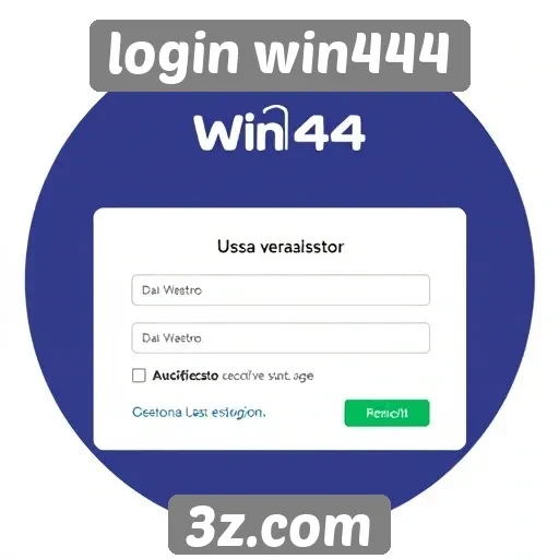 Cadastro e verificação no site login win444