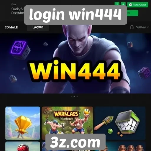 Variedade de jogos disponíveis no login win444